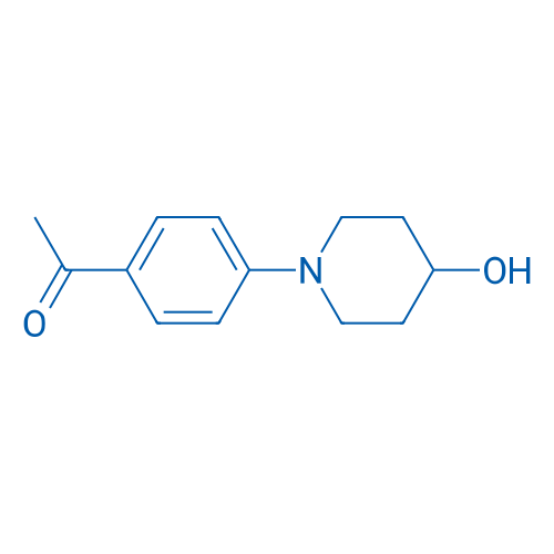 1-(4-(4-Hydroxypiperidin-1-yl)phenyl)ethanone 250mg