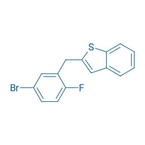 2-(5-Bromo-2-fluorobenzyl)benzo[b]thiophene 250mg