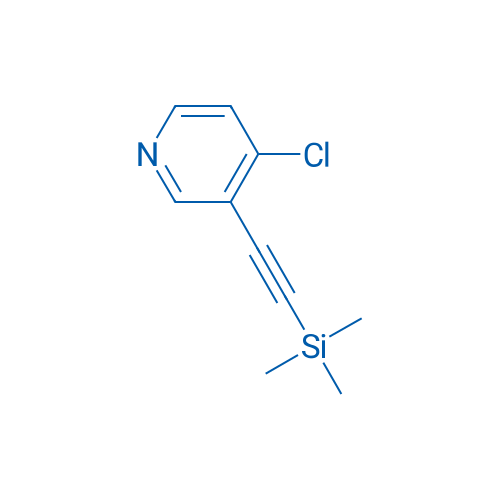 4-Chloro-3-((trimethylsilyl)ethynyl)pyridine 1g