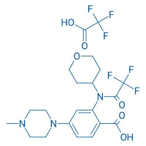 4-(4-Methylpiperazin-1-yl)-2-(2,2,2-trifluoro-N-(tetrahydro-2H-pyran-4-yl)acetamido)benzoic acid 2,2,2-trifluoroacetate 1g