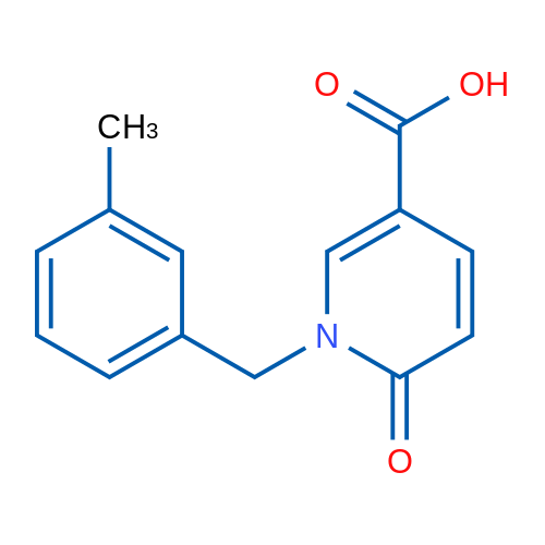 1-(3-Methylbenzyl)-6-oxo-1,6-dihydropyridine-3-carboxylic acid 1g