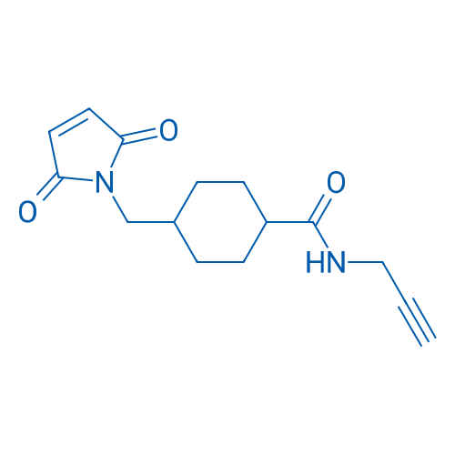 4-((2,5-Dioxo-2,5-dihydro-1H-pyrrol-1-yl)methyl)-N-(prop-2-yn-1-yl)cyclohexanecarboxamide 25g