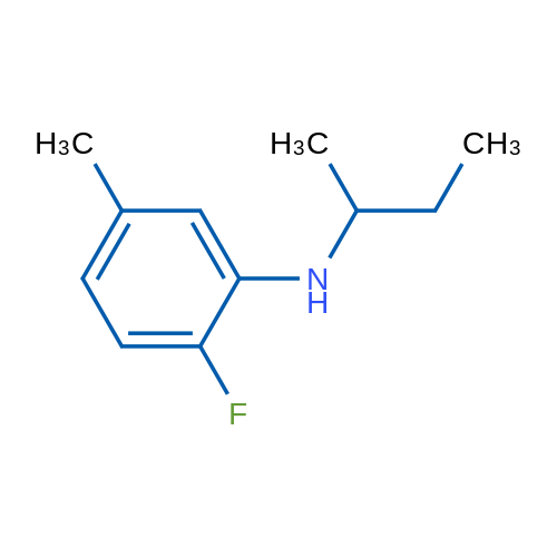 N-(Butan-2-yl)-2-fluoro-5-methylaniline 1g