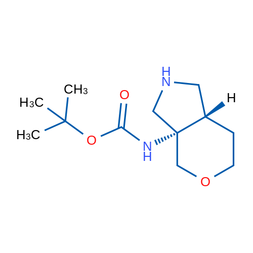 tert-Butyl ((3aS,7aS)-hexahydropyrano[3,4-c]pyrrol-3a(4H)-yl)carbamate 100mg