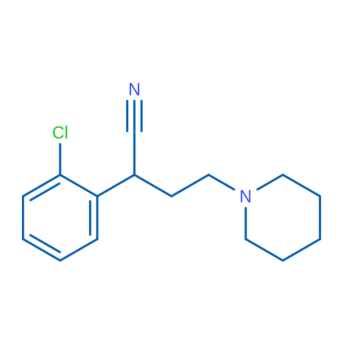 2-(2-Chlorophenyl)-4-(piperidin-1-yl)butanenitrile 100mg