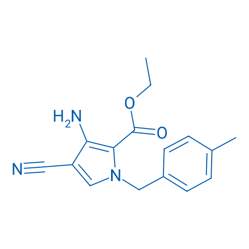 Ethyl 3-amino-4-cyano-1-(4-methylbenzyl)-1H-pyrrole-2-carboxylate 1g