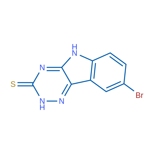 8-Bromo-2H-[1,2,4]triazino[5,6-b]indole-3(5H)-thione 1g