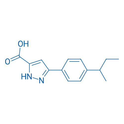 3-(4-(sec-Butyl)phenyl)-1H-pyrazole-5-carboxylic acid 1g