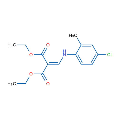 1,3-Diethyl 2-{[(4-chloro-2-methylphenyl)amino]methylidene}propanedioate 1g