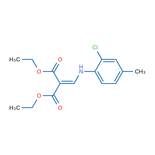 1,3-Diethyl 2-{[(2-chloro-4-methylphenyl)amino]methylidene}propanedioate 1g
