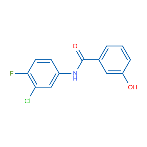 N-(3-CHloro-4-fluorophenyl)-3-hydroxybenzamide 5g