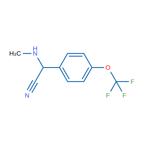 2-(Methylamino)-2-(4-(trifluoromethoxy)phenyl)acetonitrile 1g