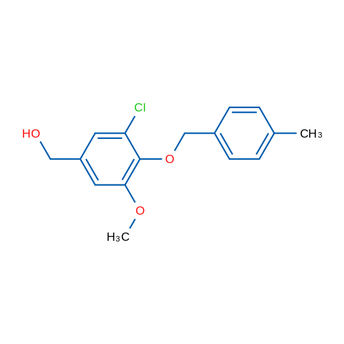 (3-Chloro-5-methoxy-4-((4-methylbenzyl)oxy)phenyl)methanol 5g