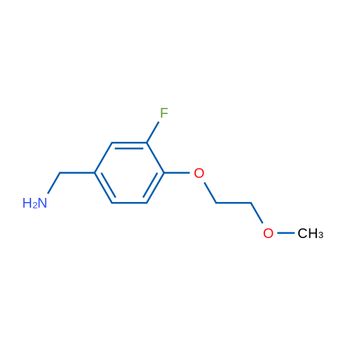 (3-Fluoro-4-(2-methoxyethoxy)phenyl)methanamine 5g