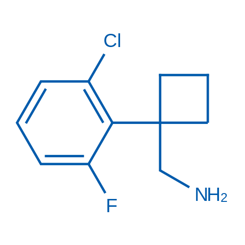 (1-(2-Chloro-6-fluorophenyl)cyclobutyl)methanamine 1g
