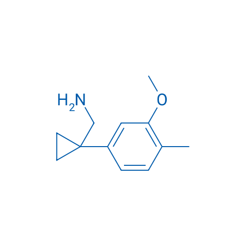 (1-(3-Methoxy-4-methylphenyl)cyclopropyl)methanamine 1g