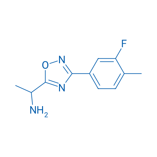 1-[3-(3-Fluoro-4-methylphenyl)-1,2,4-oxadiazol-5-yl]ethan-1-amine 1g
