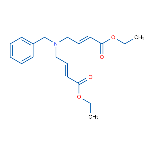 Diethyl 4,4'-(benzylazanediyl)(2E,2'E)-bis(but-2-enoate) 5g