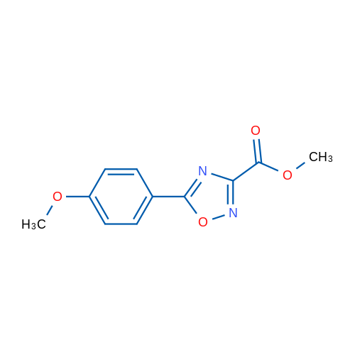 Methyl 5-(4-methoxyphenyl)-1,2,4-oxadiazole-3-carboxylate 1g