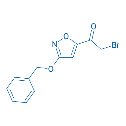 1-(3-(Benzyloxy)isoxazol-5-yl)-2-bromoethanone 50mg