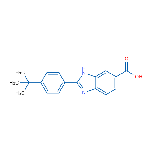 2-(4-(tert-Butyl)phenyl)-1H-benzo[d]imidazole-6-carboxylic acid 1g