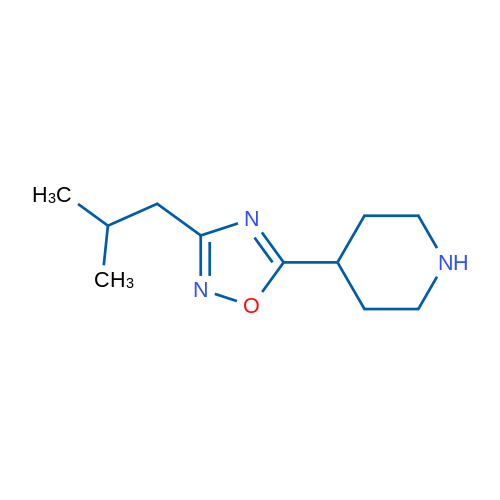 3-Isobutyl-5-(piperidin-4-yl)-1,2,4-oxadiazole 1g