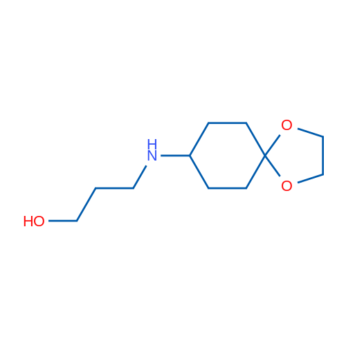 3-({1,4-dioxaspiro[4.5]decan-8-yl}amino)propan-1-ol 5g