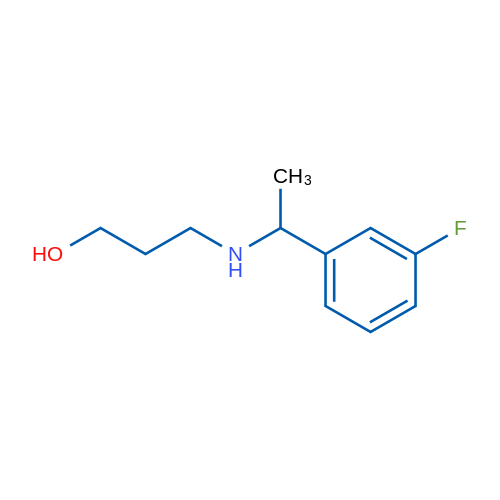 3-{[1-(3-fluorophenyl)ethyl]amino}propan-1-ol 1g