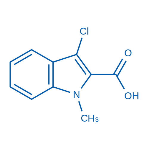 3-Chloro-1-methyl-1H-indole-2-carboxylic acid 100mg