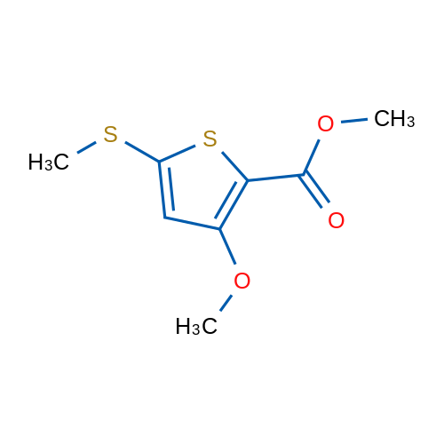 Methyl 3-methoxy-5-(methylthio)thiophene-2-carboxylate 1g