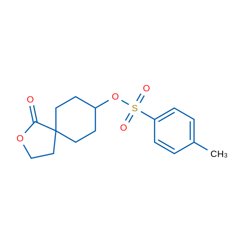1-Oxo-2-oxaspiro[4.5]decan-8-yl 4-methylbenzenesulfonate 1g