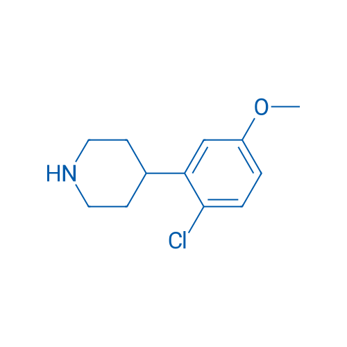 4-(2-Chloro-5-methoxyphenyl)piperidine 100mg