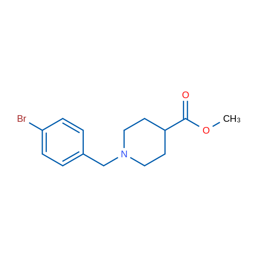 Methyl 1-(4-bromobenzyl)piperidine-4-carboxylate 1g
