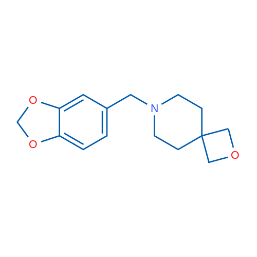 7-(Benzo[d][1,3]dioxol-5-ylmethyl)-2-oxa-7-azaspiro[3.5]nonane 1g