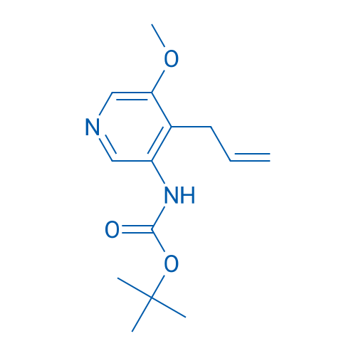 tert-Butyl (4-allyl-5-methoxypyridin-3-yl)carbamate 1g