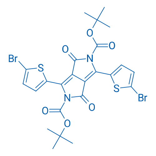 Di-tert-butyl 3,6-bis(5-bromothiophen-2-yl)-1,4-dioxopyrrolo[3,4-c]pyrrole-2,5(1H,4H)-dicarboxylate 250mg