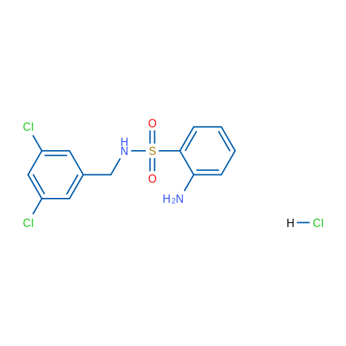 2-Amino-N-[(3,5-dichlorophenyl)methyl]benzene-1-sulfonamide hydrochloride 1g