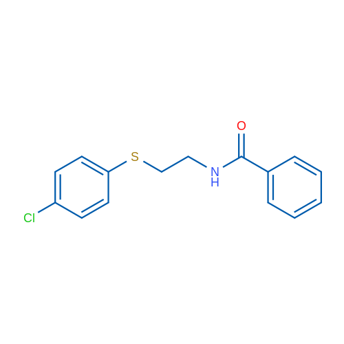 N-{2-[(4-chlorophenyl)sulfanyl]ethyl}benzamide 1g