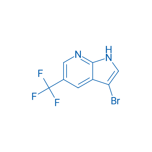 3-Bromo-5-(trifluoromethyl)-1H-pyrrolo[2,3-b]pyridine 1g