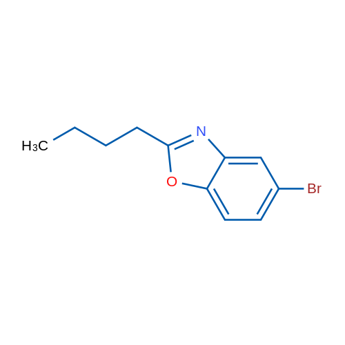 5-Bromo-2-butylbenzo[d]oxazole 1g