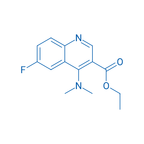 Ethyl 4-(dimethylamino)-6-fluoroquinoline-3-carboxylate 1g