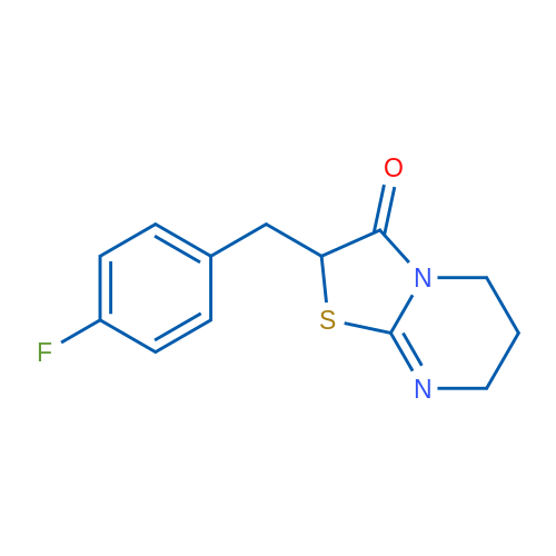 2-(4-Fluorobenzyl)-6,7-dihydro-2H-thiazolo[3,2-a]pyrimidin-3(5H)-one 1g