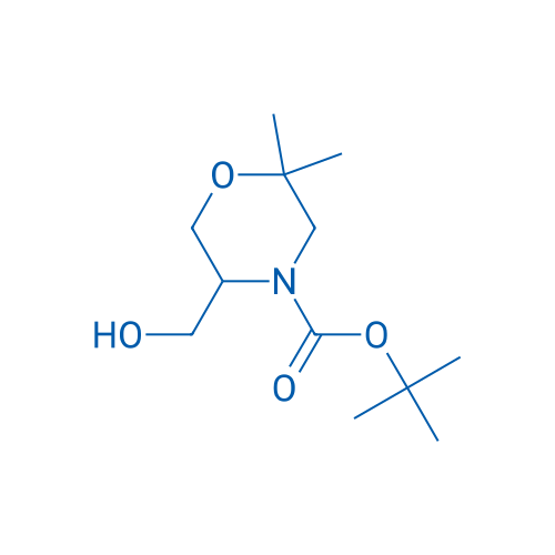 tert-Butyl 5-(hydroxymethyl)-2,2-dimethylmorpholine-4-carboxylate 100mg