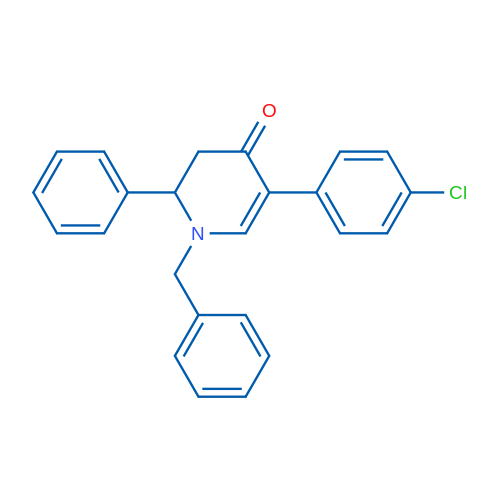 1-Benzyl-5-(4-chlorophenyl)-2-phenyl-2,3-dihydropyridin-4(1H)-one 1g
