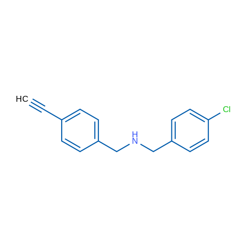 N-(4-Chlorobenzyl)-1-(4-ethynylphenyl)methanamine 1g