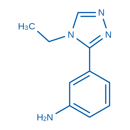 3-(4-Ethyl-4H-1,2,4-triazol-3-yl)aniline 100mg