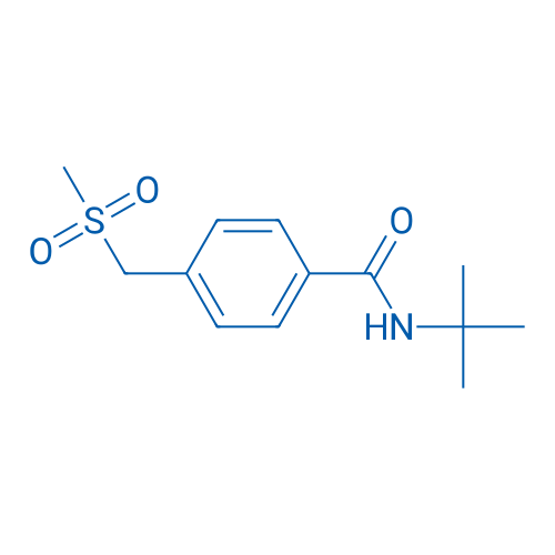 N-(tert-Butyl)-4-((methylsulfonyl)methyl)benzamide 1g