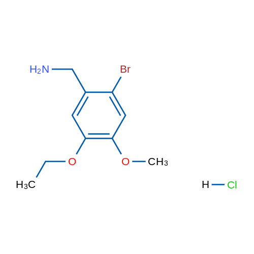 (2-Bromo-5-ethoxy-4-methoxyphenyl)methanamine hydrochloride 1g