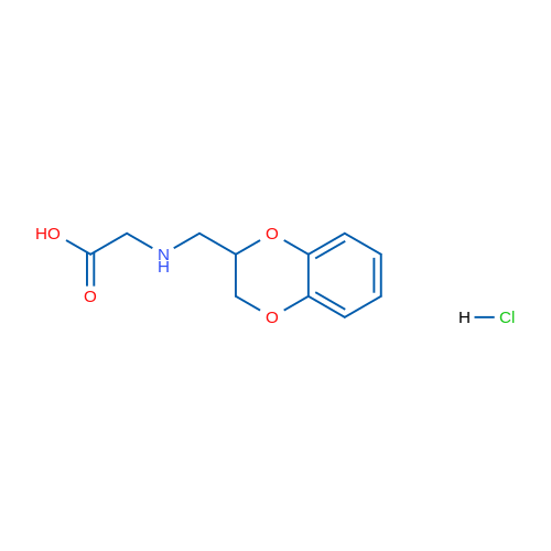 2-(((2,3-Dihydrobenzo[b][1,4]dioxin-2-yl)methyl)amino)acetic acid hydrochloride 5g