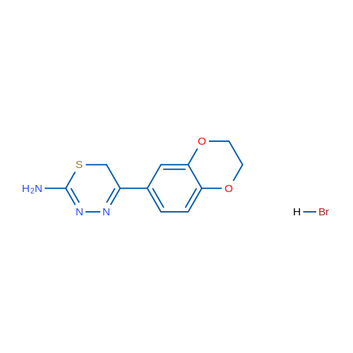 5-(2,3-Dihydrobenzo[b][1,4]dioxin-6-yl)-6H-1,3,4-thiadiazin-2-amine hydrobromide 5g